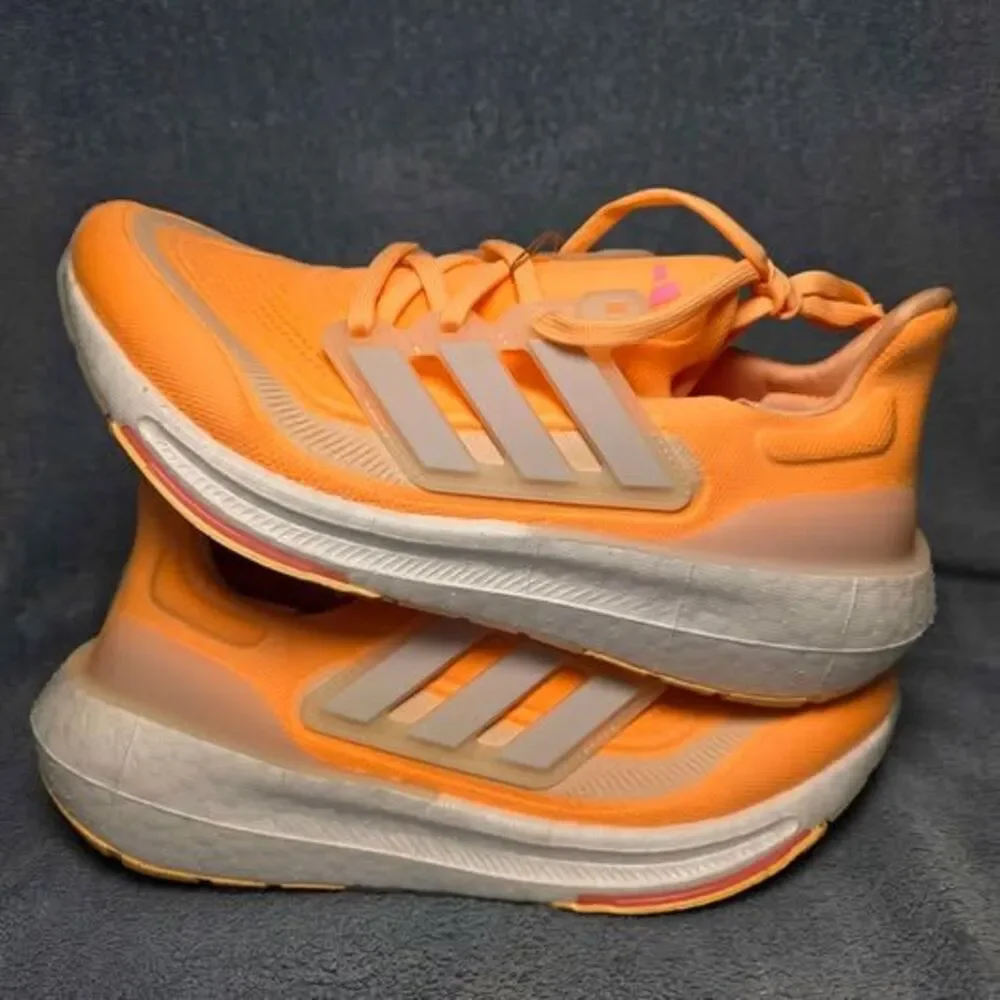 Adidas Ultraboost Light W Orange Coral Womens 9.5 Running Shoes